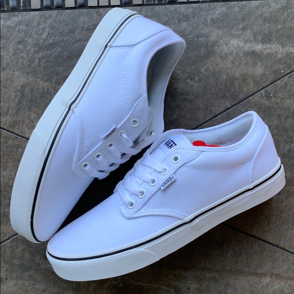 VANS ATWOOD BLACK FOXING WHITE/WHITE MEN’S - Picture 16 of 16